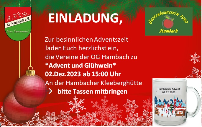 Einladung Glhwein